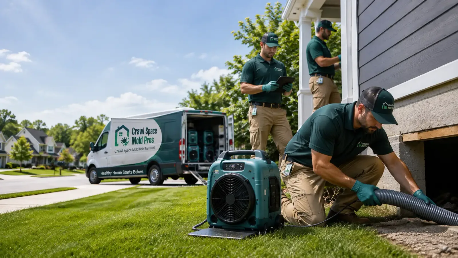 Crawl Space Mold Removal in Mobile, AL